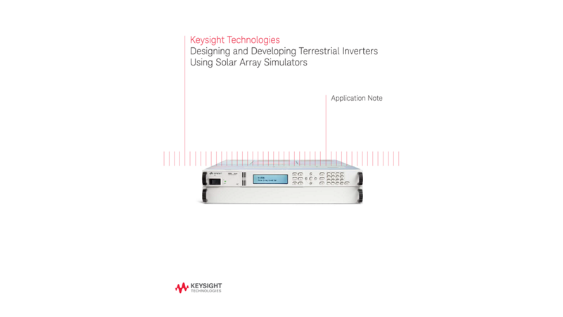 Terrestrial Solar Inverter Design Using Solar Array Simulators